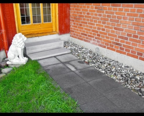 indgang ved hus